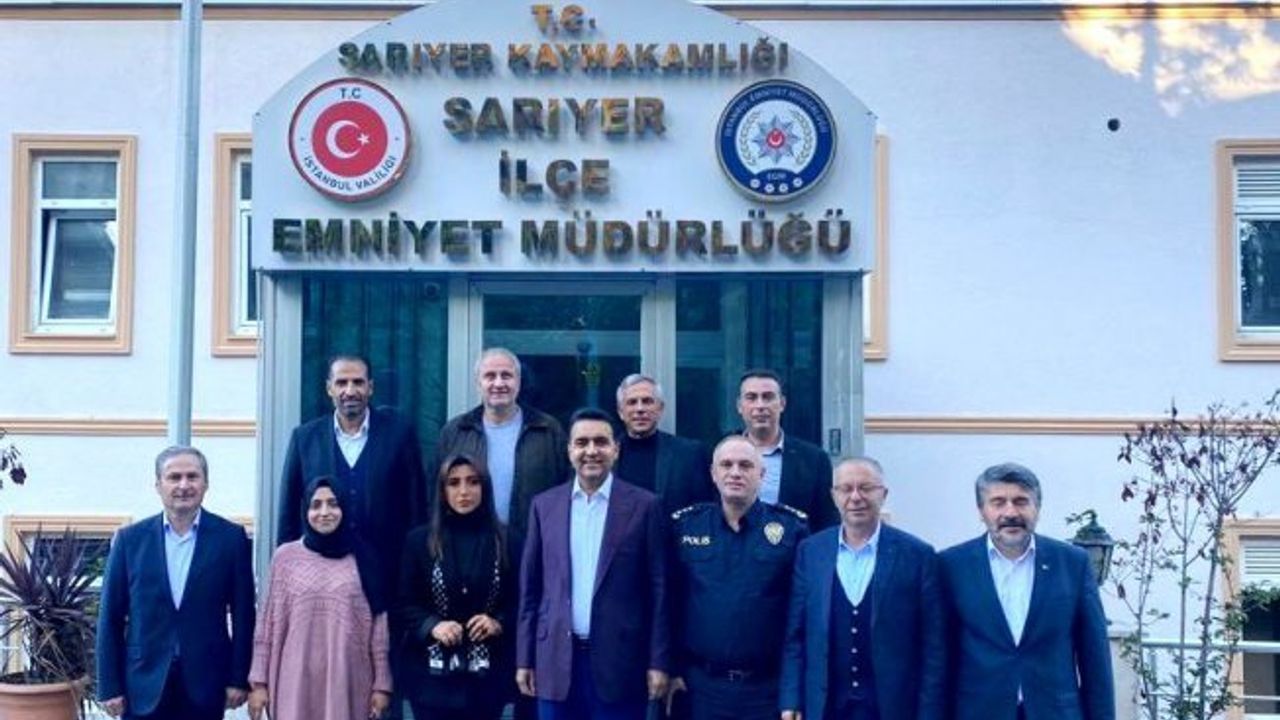 AK Parti Sarıyer'den Emniyet Müdürü Koray Şensoy'a ziyaret