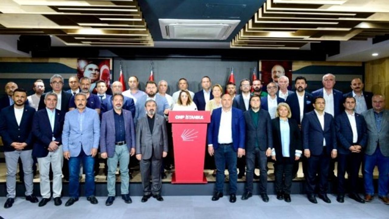 CHP İstanbul İlçe Başkanlarından Canan Kaftancıoğlu'na tam destek