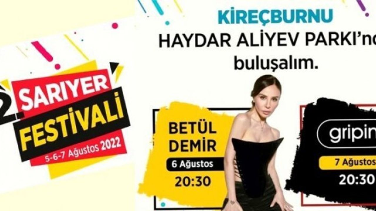 2. Sarıyer Festivali Kireçburnu'da başladı