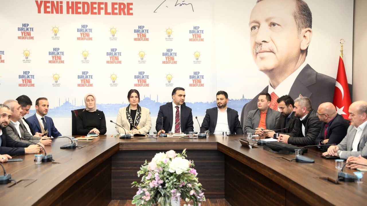 AK Sarıyer’in konuğu; Kağıthane Belediye Başkan Mevlüt Öztekin