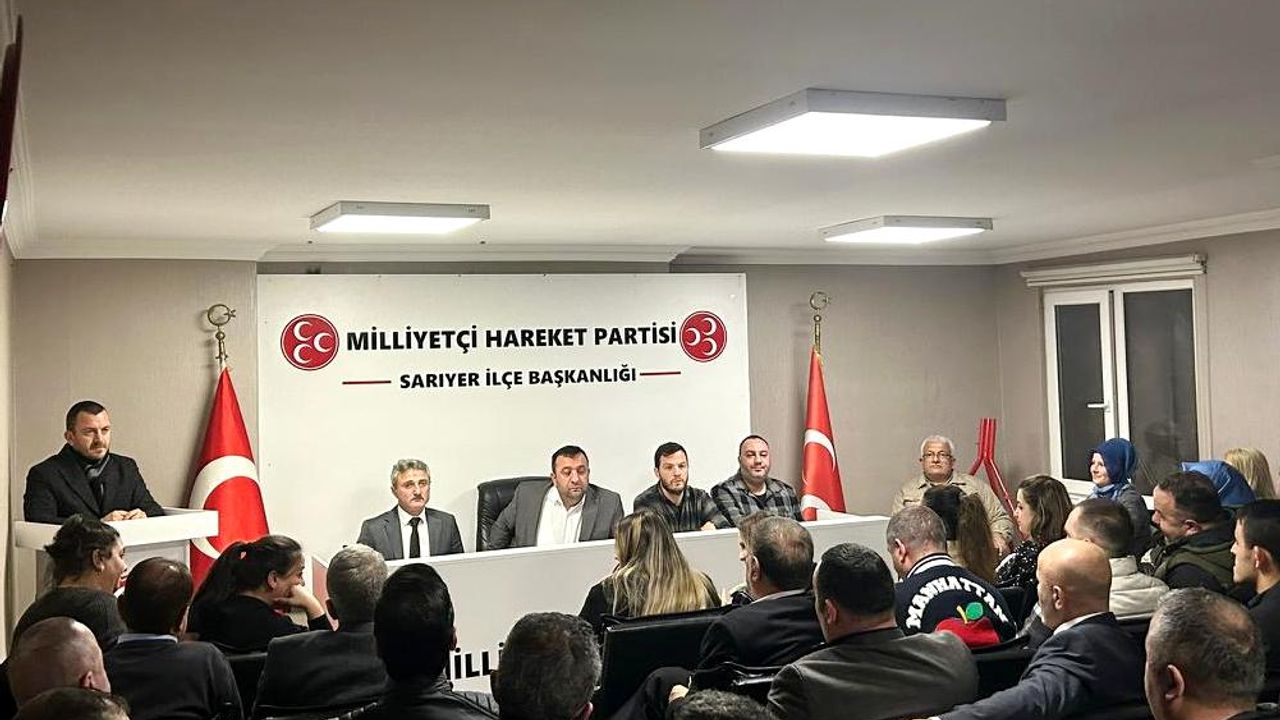 MHP Sarıyer’in yeni yönetiminden ilk toplantı