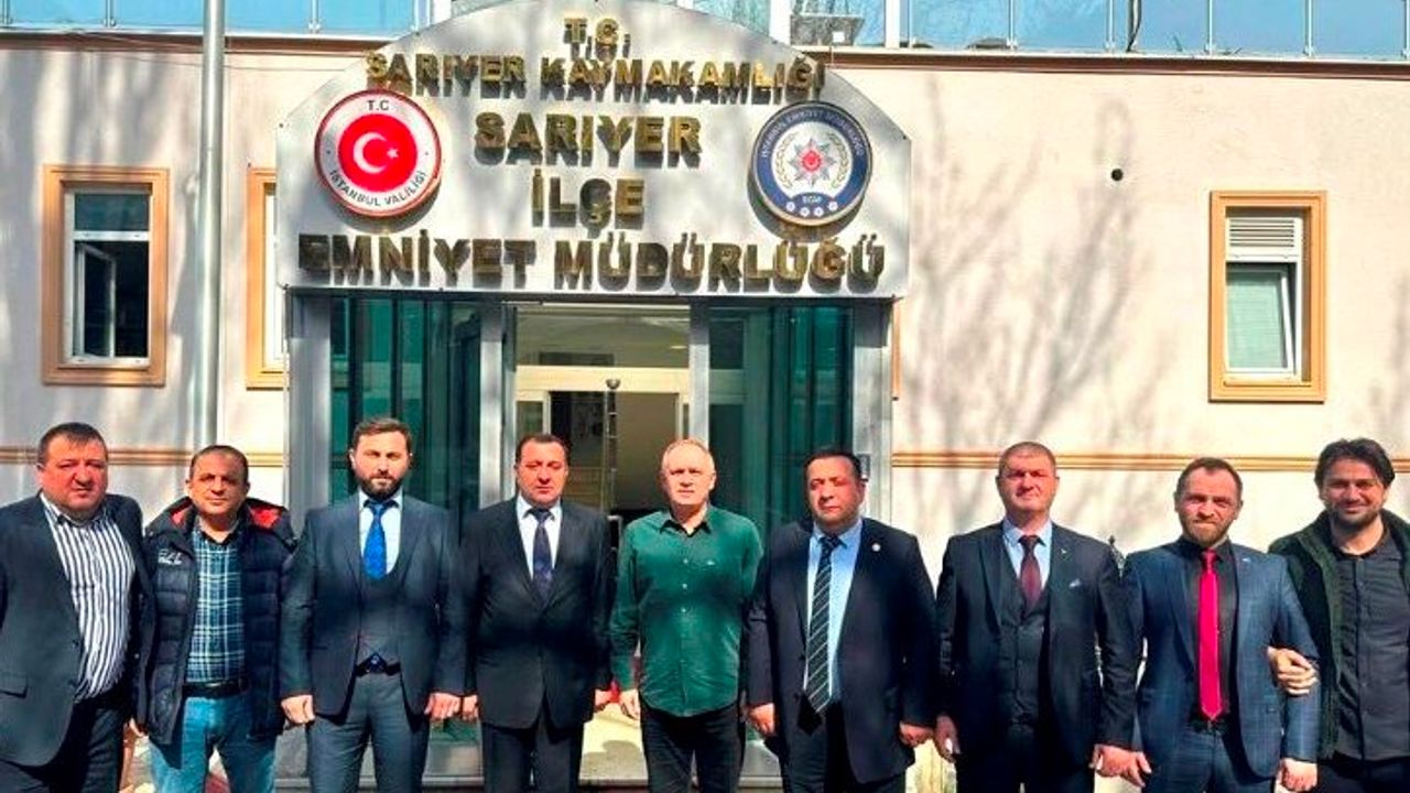 MHP Sarıyer’den Emniyet Müdürü Koray Şensoy’a ziyaret
