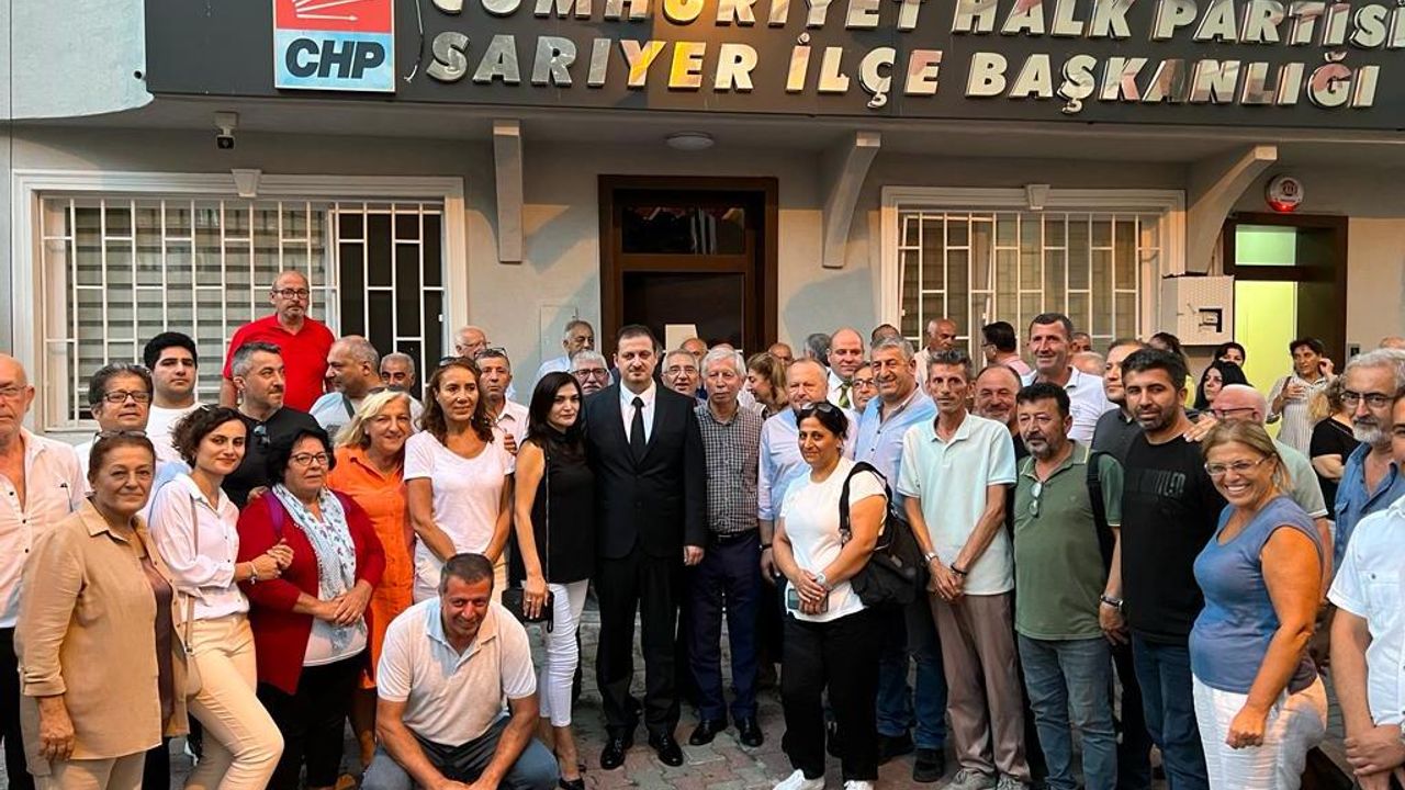  CHP Sarıyer’de İsmail Keleş başkan adaylığını açıkladı