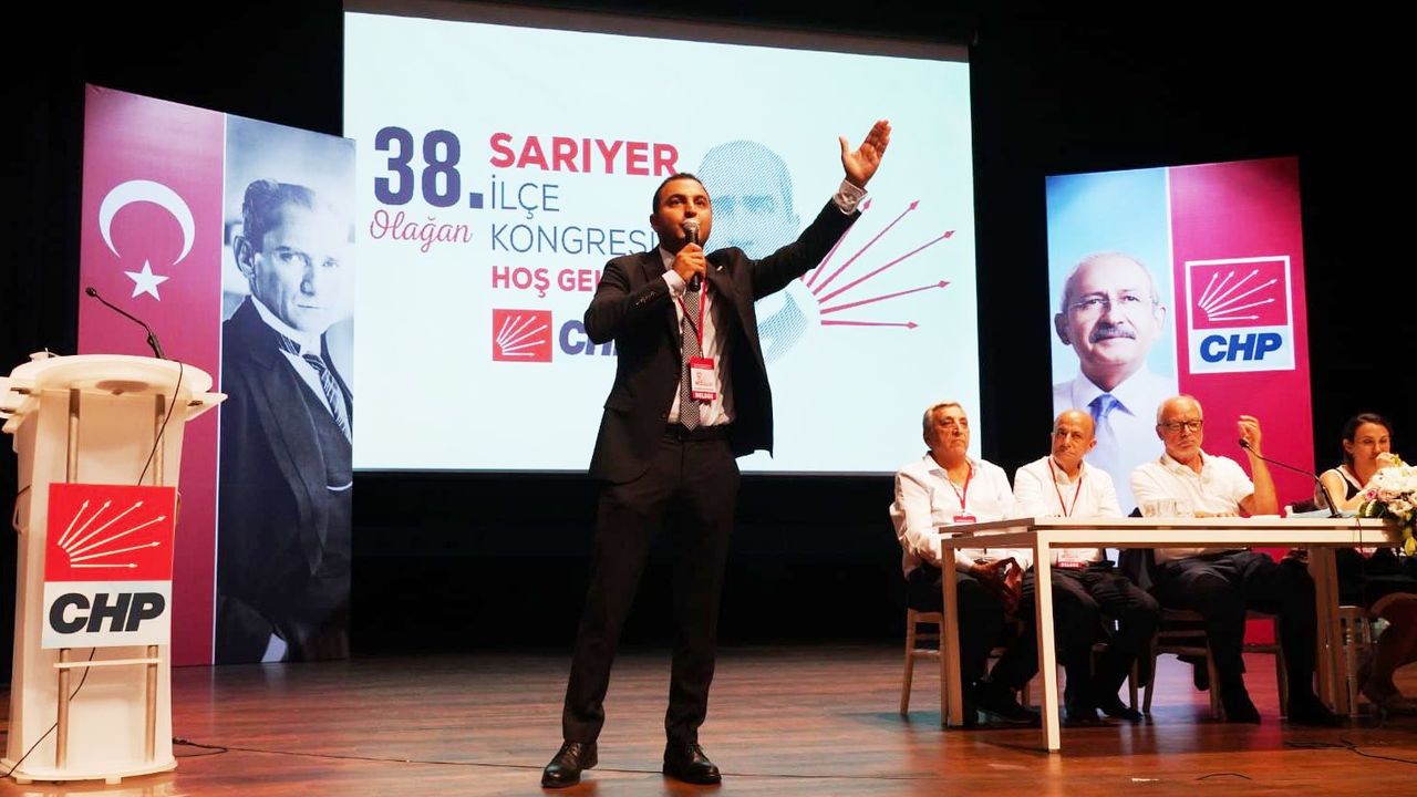 CHP Sarıyer’de Volkan Yıldız başkan seçildi