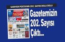 Sarıyer’in en istikrarlı gazetesi, Sarıyer Posta'nın 202. Sayısı çıktı..!
