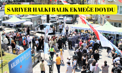 Sarıyer'de balık ekmek festivaline büyük ilgi