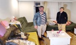 Sarıyer’de evi su bastı. Hasar büyük!
