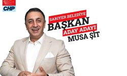 Musa Şit, CHP Sarıyer’den Belediye Başkan Aday Adayı oldu