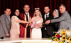 Mustafa Oktay Aksu, ilk nikahını kıydı