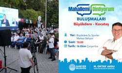 “Mahallemi dinliyorum” bu kez, Büyükdere ve Kocataş'ta