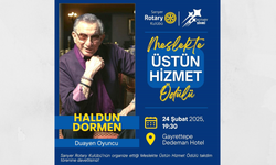 Sarıyer Rotary'den, Haldun Dormen'e ‘Meslekte Üstün Hizmet Ödülü’