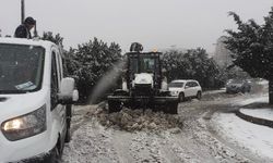 Sarıyer'de amansız kar mücadelesi devam ediyor!