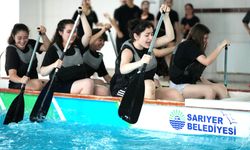 Sarıyer Belediyesi 6. Liseler Arası Havuzda Kano Yarışması nefes kesti