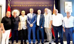 Saffet Akkoyun'dan Emniyet Müdürü Yüzbaşıoğlu'na hayırlı olsun ziyareti