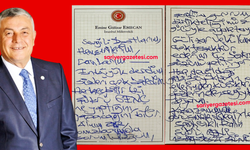 Şükrü Genç'ten mektup var
