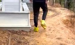 Sarıyer’de mezarlık yolları bataklığa döndü!