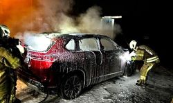 Sarıyer’de Togg T10X yangını