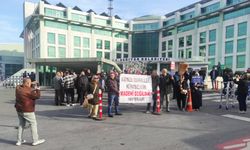 Tahliye tehdidine karşı olan halk belediye önünde!