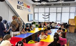 Emniyetevleri’nde miniklere kitap dolu dünya