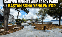 Sarıyer Mehmet Akif Ersoy Parkı baştan sona yenileniyor