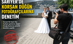 Sarıyer'de korsan düğün fotoğrafçılarına denetim