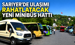 Sarıyer’de ulaşımı rahatlatacak yeni minibüs hattı