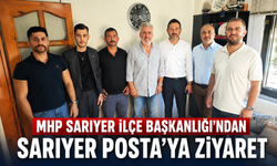 MHP Sarıyer'den Sarıyer Posta'ya ziyaret