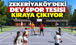Zekeriyaköy’deki dev spor tesisi kiraya çıkıyor