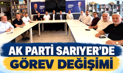 AK Parti Sarıyer’de görev değişimi