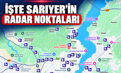 İşte Sarıyer’in radar noktaları!