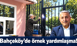 Bahçeköy’de örnek yardımlaşma!