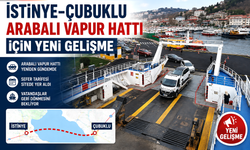 İstinye-Çubuklu Arabalı Vapur Hattı için yeni gelişme