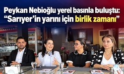 Sarıyer’in kadın başkan adayı Peykan Nebioğlu yerel basınla buluştu