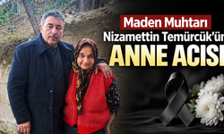 Maden Muhtarı Nizamettin Temürcük’ün anne acısı