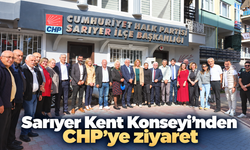 Sarıyer Kent Konseyi’nden CHP’ye ziyaret