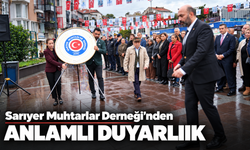 Sarıyer Muhtarlar Derneği, vatandaşın acısına ortak oldu