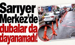 Sarıyer Merkez’de dubalar da dayanamadı!