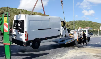 Sarıyer'de tüneli 2 saat kapatan kaza!