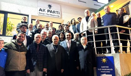 Binali Yıldırım ve İsmet Yılmaz’dan AK Parti Sarıyer’e ziyaret