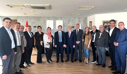 SASİDER’den Kaymakam Maytalman’a hoşgeldin ziyareti