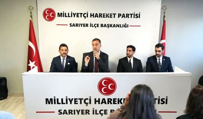 MHP İl Başkanı Volkan Yılmaz’dan Sarıyer’e ziyaret