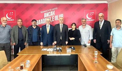 Saadet Partisi Sarıyer’de yerel basınla buluştu