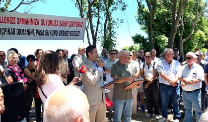 Sarıyerliler Kılıçpınar Ormanı için ayakta