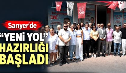 Sarıyer'de "Yeni Yol" hazırlığı başladı
