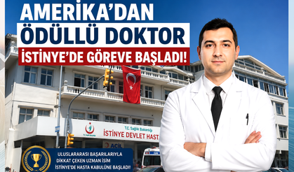 Amerika’dan ödüllü Doktor İstinye’de göreve başladı