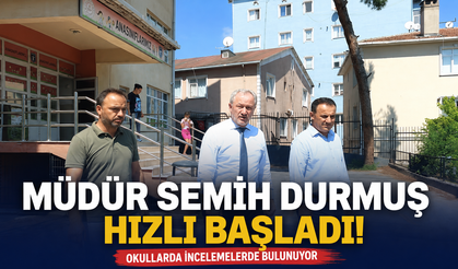 Müdür Semih Durmuş hızlı başladı