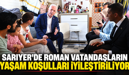 Sarıyer’de Roman vatandaşların yaşam koşulları iyileştiriliyor