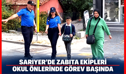 Sarıyer’de zabıta ekiplerinden anlamlı görev