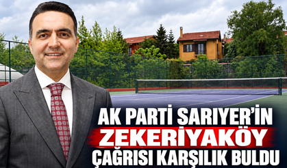 AK Parti Sarıyer’in Zekeriyaköy çağrısı karşılık buldu