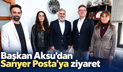 Sarıyer Belediyesi'nden Sarıyer Posta’ya ziyaret